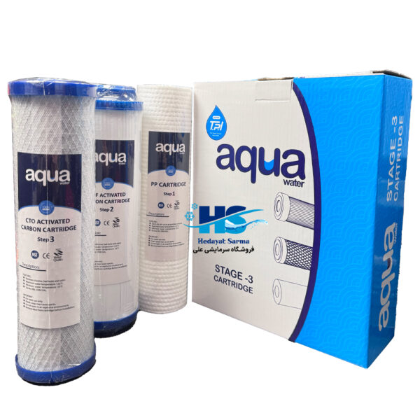 فیلتر ۳ مرحله تصفیه آب آکوا